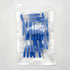 Quacc 50pcs Soft Interdental Brush Flossers, Blue, Oral Flossing Head Tooth Cleaning Tool for Effective Dental Care