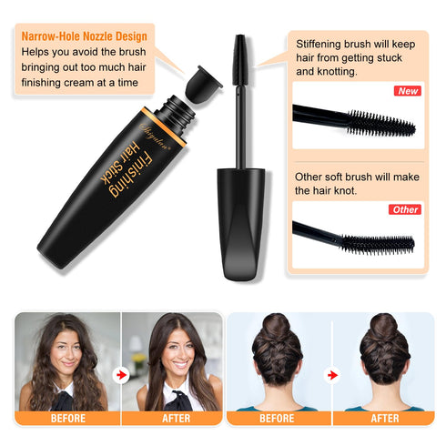 SUOFEIYA Hair Wax Stick for Women 2PC - Hair Finishing Stick, Fly Away Tamer, Not Greasy