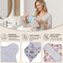Nouysoc 6 7in PCS Reusable Incontinence Pads, Reusable Incontinence Pads for Women, Washable Waterproof Pads, Menstrual
