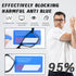Hubeye TR90 Sports Reading Glasses - 3 Pairs for Men and Women, Ultralight Flexible Anti-Blue Light Readers +3.0