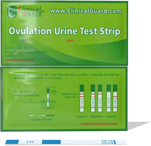 Clinical Guard Pack of 5 Ovulation Test Strips - Accurate Measurement Within