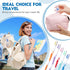 150 Pieces Individually Wrapped Toothbrushes, Manual Disposable Travel Toothbrush, Medium Soft Bristle, Multi Color