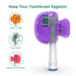 Mspan Electric Toothbrush Head Cover, Sonic Toothbrush Cap Travel Protector, Plastic Brush Pod Protection Clip Case