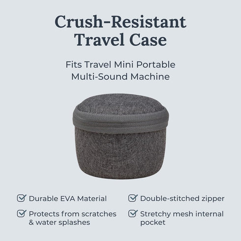 Yogasleep Crush-Resistant Travel Case for Mini White Noise Sound Machine, Protection from Scratches & Water Splashes