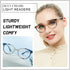 OCCI CHIARI Stylish Round Reading Glasses for Readers 1.0 to 6.0 (Brown, 200)