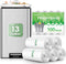 RayPard Strong Tall Kitchen Trash Bags, 13 Gallon, 100 Counts, Clear, fit 12-15 Gal, for Home Office Bathroom Bedroom