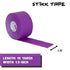 STIKK Athletic Tape - 3pk Purple Tape, 1.5 in x 15 Yards, Stabilizing & Supporting Muscles & Joints for Sports Injury