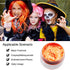 Orange Hair Color Wax, Instant Hairstyle Cream 4.23 oz, Temporary Natural Hair Wax for Party and Daily Use