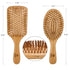 Zhuoyue Wooden Bamboo Hair Brush - Paddle Brush Set with Bamboo Bristle to Reduce Frizz & Massage Scalp (2 pcs)