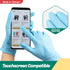 Nitrile Disposable Gloves for Cleaning - Food Prep, Industrial Grade, Non-Sterile, Food Safe, Blue, 100 Count, Large