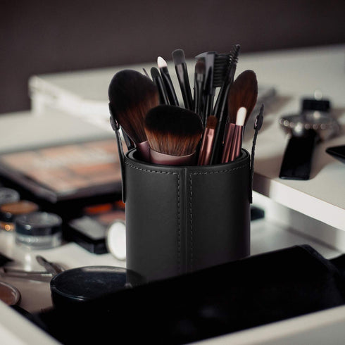 Narwey Makeup Brush Holder, Travel Brushes Case Bag, Dustproof for Women