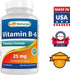 Best Naturals Vitamin B6 25mg, 120 Tablets, Pack of 3