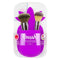 Lindo Brush Pocket - Makeup Brush Organizer, Easily Mounts to Mirror, Glass, Wall, Holds Brushes, Razors, Makeup