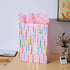 SUNCOLOR 16" Extra Large Gift Bag with Tissue Paper for Girls, Happy Birthday Candles