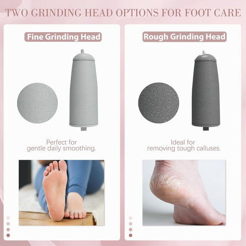 Upgraded Electric Callus Removers for Feet, Electric Foot Callus Remover, Rechargeable Portable Electronic Foot File