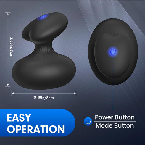 MANFLY Fully Waterproof Massage Ball, Portable Handheld Neck Massager, Multifunctional Rechargeable Muscle Massage Tool