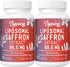 Liposomal Saffron Supplements, 100% Pure Saffron Extract 88.5 mg, 120 Veggie Capsules, Made in USA