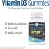 Nordic Naturals Vitamin D3 Gummies Sport, 120 Gummies - Wild Berry, 1000 IU for Healthy Bones & Immune Function