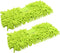 EZ SPARES 2Pcs Replacement Mop for Brush Head - Washable Microfiber Chenille Dust Mop, Strong Water Absorption