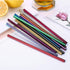 Vilihkc Stainless Steel Straw Set, Heart-Shaped Mouth, Food Grade Reusable Metal Drinking Straws with Cleaning Brush