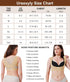 URSEXYLY Upper Back Brace for Women, Breathable Posture Corrector Support Back Straightener for Pain Relief (Beige, XL)