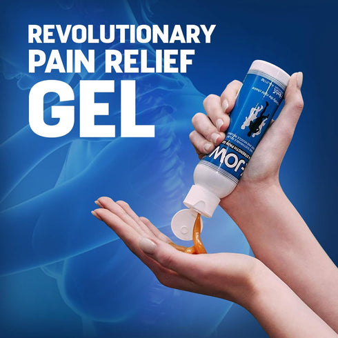 HerbX X-Jow Extra Strength Pain Relief Gel, 4 oz - Herbal Massage Gel for Muscles, Shoulders, Joints