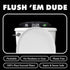 DUDE Wipes - 6 Pack Flushable Wipes for Adults, 288 Wipes - Odor Destroyer XL Wet Wipes with Clean Scent Technology