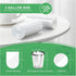 Small Trash Bags, 3 Gallon, 108 Count Garbage Bags, Bathroom Mini Trash Can Liners, Clear