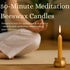 Luxora 50 Set, Set 20 (50 Set Australian Made Minute Pure Beeswax Candles, Beeswax Meditation Candle of mini Candles