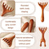 hinbkenla 2pcs 6 Five Touch Therapy Comb,Massage Claws,Saludea Fivetouch Therapy,Sandalwood Multi-Functional Handheld