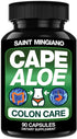 Cape Aloe Colon Cleanse, Detox & Flush - 90 Capsules, Gentle Constipation Relief and Natural Herbal Laxative