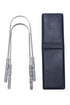 Twin Pack TONGUE SCRAPER for Adults, Easy Carry Case, Oral Care & Hygiene Tongue Cleaner