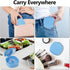 Retainer Case, Mouth Guard Case, Orthodontic Aligner Case with Mirror and Ventilation Holes, Sky Blue