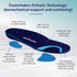 Comfort Orthotic Arch Support Insoles for Sport Shoes and Work Boots, Pair, X-Small