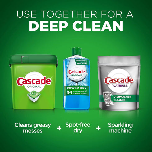 Cascade ActionPacs Dishwasher Detergent, Fresh Scent, 85-Count for Effective Cleaning