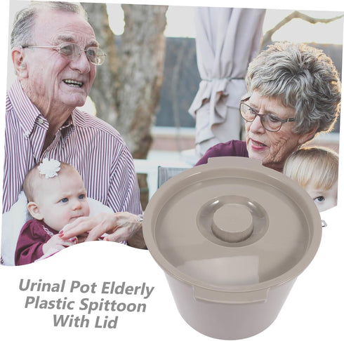 Portable Adult Urinal - Lightweight Chamber Pot for Bedridden Use