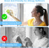 2-Pack Damp Clean Duster Sponge, Magic Sponge Eraser Tool for Cleaning Blinds, Glass, Vents, Mirrors, Faucets