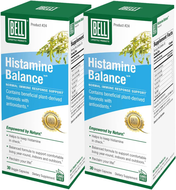 Bell Histamine Balance - Natural Supplement, 60 Veggie Caps - Optimizing Immune Response & Maintaining Healthy