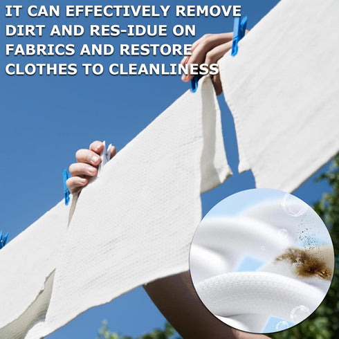 ZANSHI 2 PCS Oxygen Laundry Powder,Hyper Concentrated Strong Stain Remover Powder,for Everyday Fabrics,Stain Remover