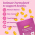 Lunivox Gummies Immune 60 Count Her Juicy Feminine Probiotics for Women, with Prebiotics & Slippery Elm - Promotes pH