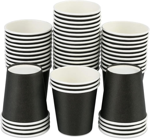 50 Pack 3 oz Paper Cups - Bathroom, Espresso Cups, Small Paper Cups for Mouthwash, Snacks, Suitable for Family, Party