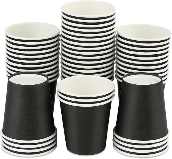 50 Pack 3 oz Paper Cups - Bathroom, Espresso Cups, Small Paper Cups for Mouthwash, Snacks, Suitable for Family, Party