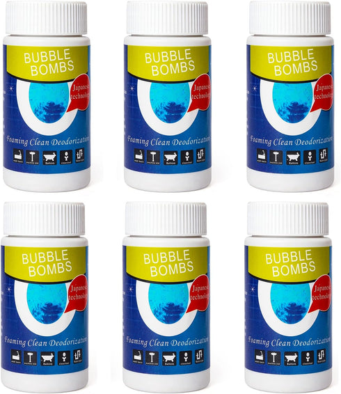 HYGD 6 Pcs Bubble Bombs Drain Cleaner, Pipe Dredge Deodorant, Quick Dredge Pipeline,
