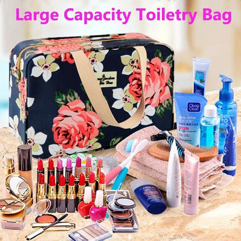 Large Toiletry Bag for Women, Makeup Bag, Cosmetic Bag, Brush Bags for Traveling