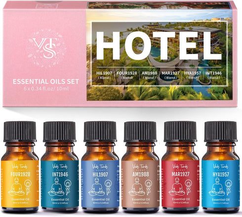 Hotel Scent Diffuser Oil Set, Luxury Hotel Fragrance Oils Collection, VEDA TINDA
