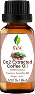 SVA Coffee Essential Oil – 1/3 Fl Oz – 100% Natural Coffee Oil for Diffuser, Hair Care, Face, Skin Care, Aromatherapy,