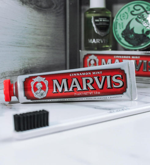 Marvis Toothpaste in Cinnamon Mint Flavor - Refreshing Oral Care