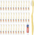 Disposable Toothbrush with Toothpaste Set, Individually Wrapped Soft Bristles Travel Size Manual