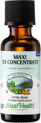 Maxi Health Vitamin D3 Concentrate, 1000 IU Per Drop, Dietary Supplement, 1 fl oz