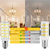 Mirror Replacement Incandescent Bulbs 20W for Conair Makeup Mirror, 10x Double Sided LED Bulbs (2Pack)
